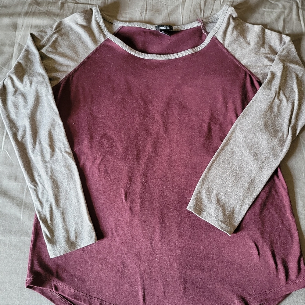 Rue 21 baseball style tee